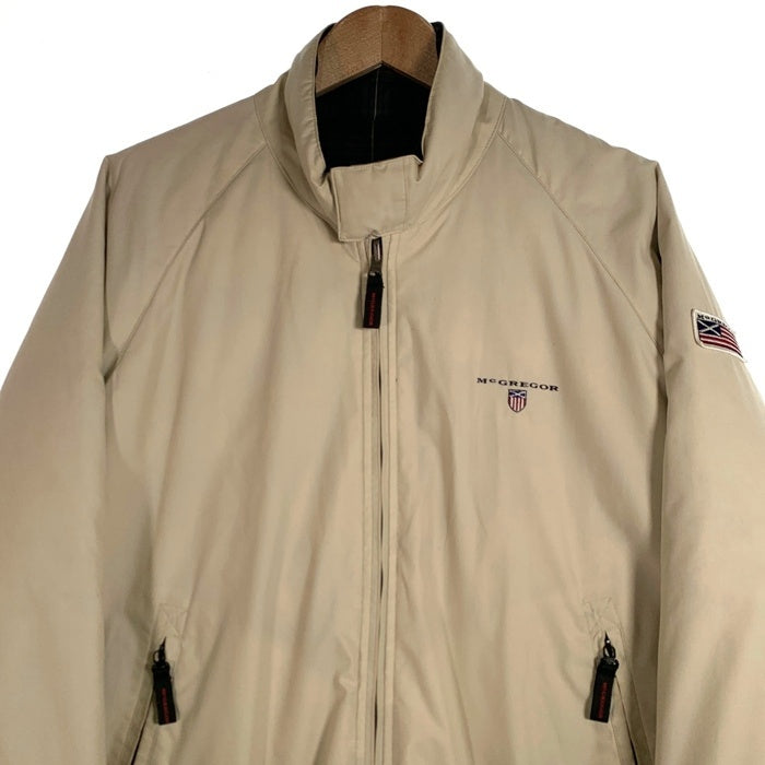 McGREGOR マクレガー リバーシブル ダウンジャケット リブ ホワイト グリーン MM13-3802 Size L 福生店