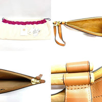 TORY BURCH トリーバーチ 木目ハンドル 2WAYハンドバッグ ブラウン 瑞穂店