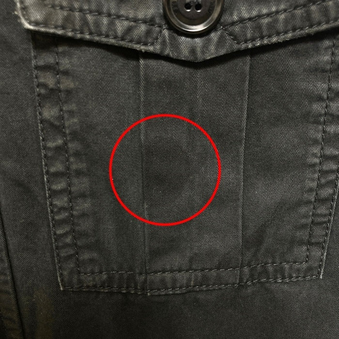 DIESEL ディーゼル 加工 ミリタリージャケット ブラック Size S 瑞穂店