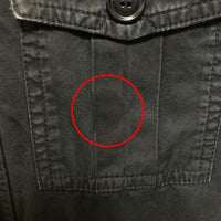 DIESEL ディーゼル 加工 ミリタリージャケット ブラック Size S 瑞穂店