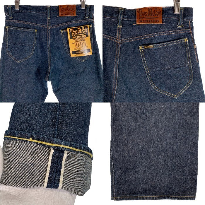 TOY'S McCOY トイズマッコイ Lot 001 RIDERS テーパードデニムパンツ インディゴ Leeタイプ タクシードライバー Size 31 福生店