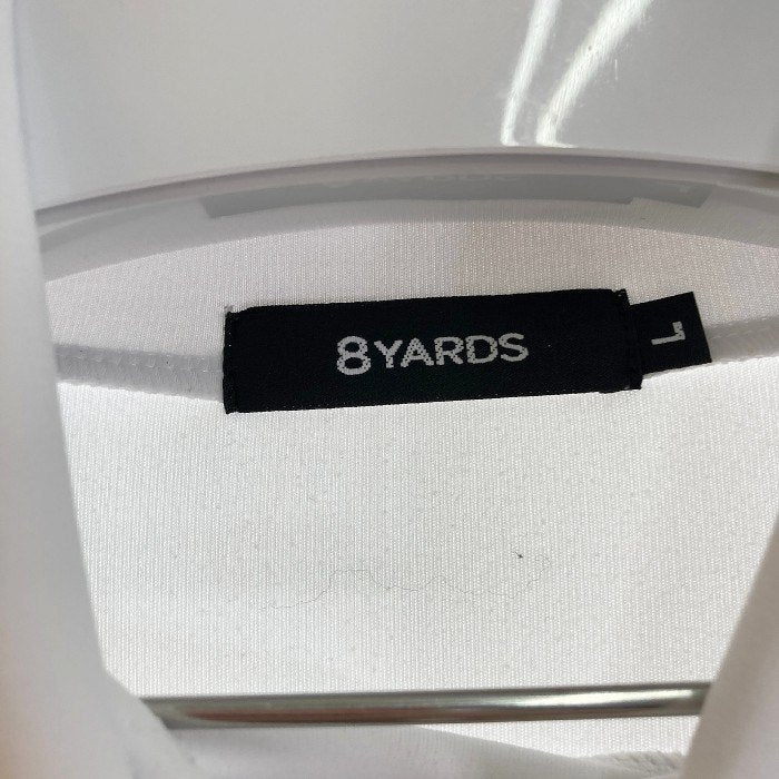 8YARDS ハチヤーズ CBOutline ハイネック プルオーバー ロングスリーブ 8YDS-22043 ホワイト SizeL 瑞穂店