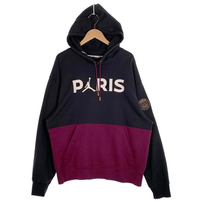 NIKE ナイキ Paris Saint-Germain パリサンジェルマン PSG JORDAN ジョーダン プルオーバー フーディー ブラック バーガンディー CK9774-010 Size XXL 福生店