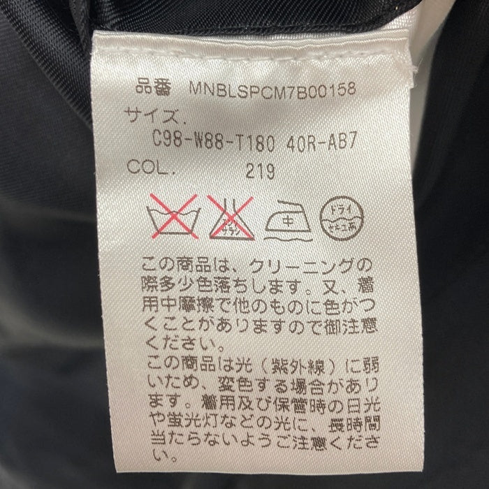 Polo by Ralph Lauren ポロラルフローレン シルク リネン 3B テーラードジャケット 段返り イタリア製 グレー Size 50 瑞穂店