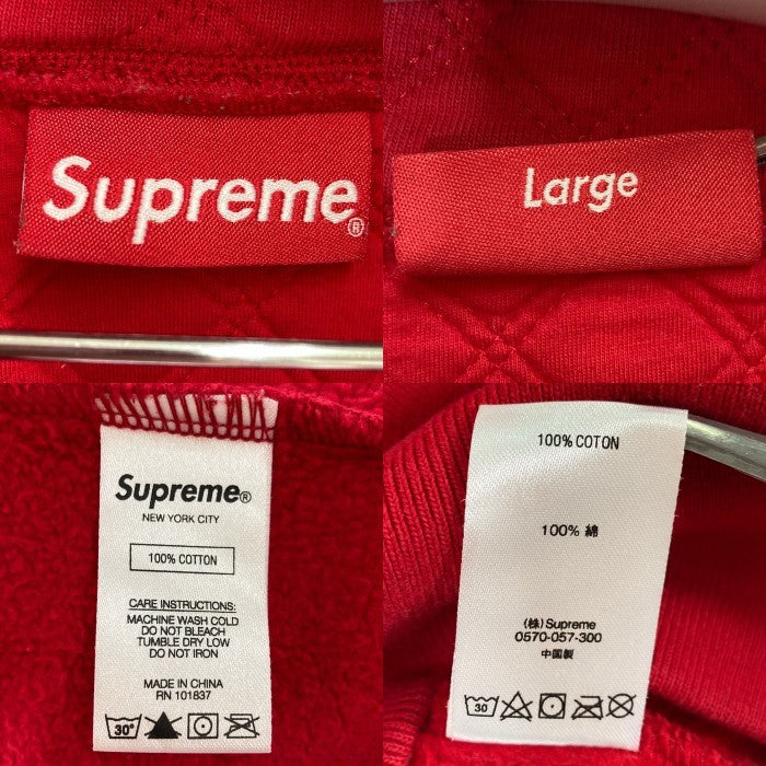 Supreme シュプリーム 19SS Forever Half Zip Sweatshirt ハーフジップ スウェットトレーナー レッド sizeL 瑞穂店