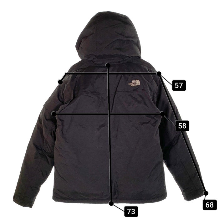 THE NORTH FACE ノースフェイス HYVENT ダウンジャケット ブラック ファー欠品 US企画 Size M 福生店