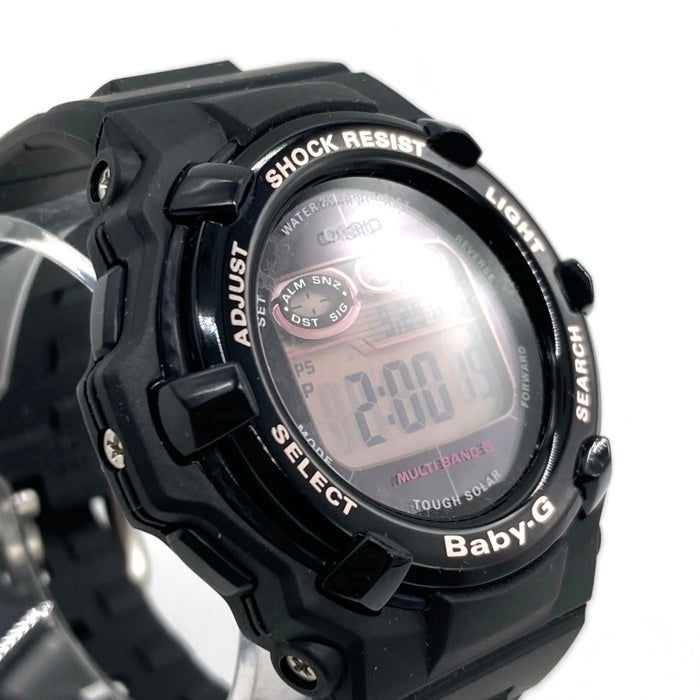 CASIO カシオ Baby-G デジタルクォーツ腕時計 スーパーイルミネータータイプ ブラック レディース BGR-3000UCB 瑞穂店