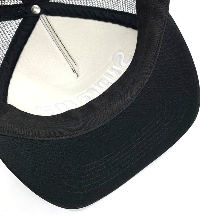 SUPREME シュプリーム 24AW Underline Mesh Back 5-Panel Cap アンダーライン メッシュバック 5パネル キャップ ブラック USA製 福生店