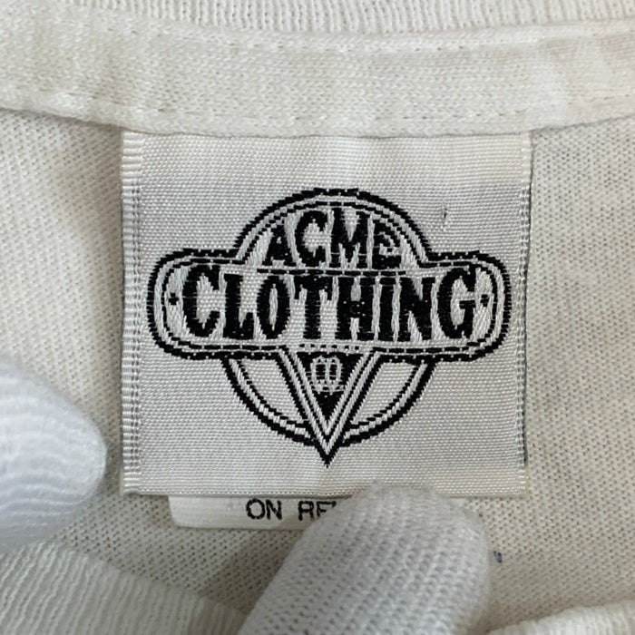 90`s LOONEY TUNES ルーニーテューンズ Tweety トゥイーティープリントTシャツ ホワイト ACME CLOTHING Size L 福生店