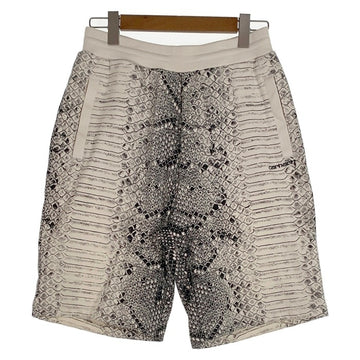Carhartt WIP カーハート ワークインプログレス Snake AOP Sweat Short スネークプリント スウェットショーツ ショートパンツ ホワイト ブラック Size S 福生店