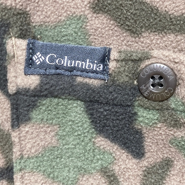Columbia コロンビア フリースシャツジャケット 迷彩 カーキ sizeXL 瑞穂店