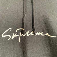 SUPREME シュプリーム 18AW Classic Script Hooded Sweatshirt プルオーバー フーディー パーカー ブラック Size L 福生店