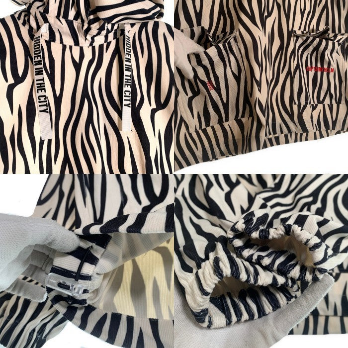 CAPTAINS HELM キャプテンズヘルム ST CORDUROY MIL HOODIE ANIMAL CH24-AW-T20 コーデュロイ ミル プルオーバー フーディー パーカー ホワイト ブラック CH24-AW-T20 Size L 福生店