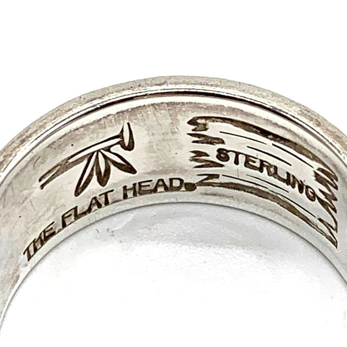 THE FLAT HEAD フラットヘッド シルバースクロールリング L 唐草 シルバースミス FN-JR-012 Size 21号 福生店