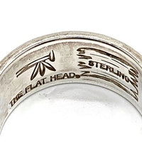 THE FLAT HEAD フラットヘッド シルバースクロールリング L 唐草 シルバースミス FN-JR-012 Size 21号 福生店