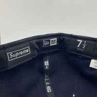 SUPREME シュプリーム NEW ERA ニューエラ 18AW 59FIFTY Classic Script New Era ベースボールキャップ ネイビー Size 7 1/2 (59.6cm) 福生店