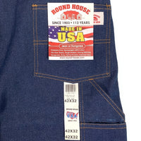 ROUND HOUSE ラウンドハウス LOT 101 CARPENTER DUNGAREE JEAN カーペンターダンガリージーンズ インディゴ USA製 Size 42×32 福生店