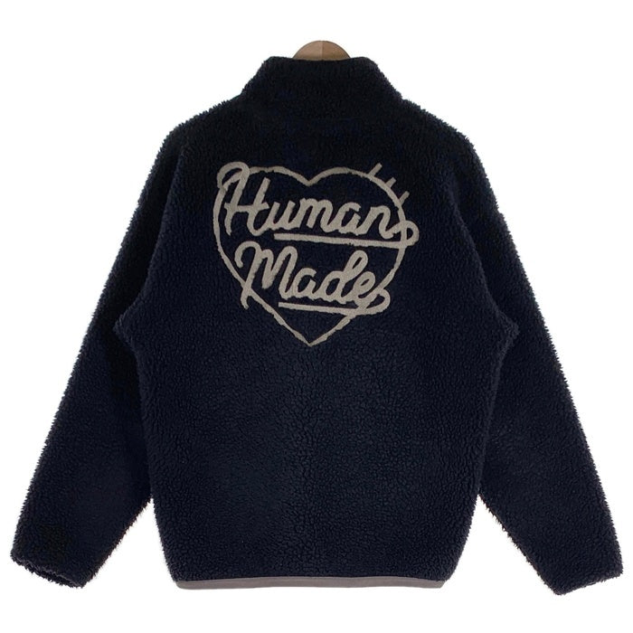 Human Made ヒューマンメイド 22AW Boa Fleece Pullover ボアフリース プルオーバー ジャケット ブラック Size S 福生店