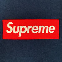 SUPREME シュプリーム 15AW Box Logo Crewneck ボックスロゴ クルーネック スウェットトレーナー ネイビー 赤ボックス Size M 福生店