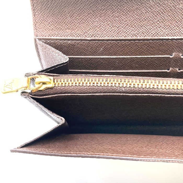 LOUISVUITTON ルイヴィトン ダミエ  ポルトフォイユサラ 長財布 N61734 ブラウン　※ホック緩め 瑞穂店