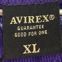 AVIREX アヴィレックス 783-4134033 BIKINI COUNTY COCKTAIL ビキニ カウンティ カクテル Tシャツ パープル sizeXL 瑞穂店