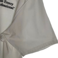The Ennoy Professional エンノイ プロフェッショナル 24SS Logo T-Shirt ロゴ刺繡 Tシャツ ホワイト SS24BRENCT04NTL Size XXL 福生店