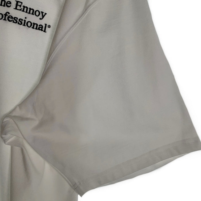 The Ennoy Professional エンノイ プロフェッショナル 24SS Logo T-Shirt ロゴ刺繡 Tシャツ ホワイト SS24BRENCT04NTL Size XXL 福生店