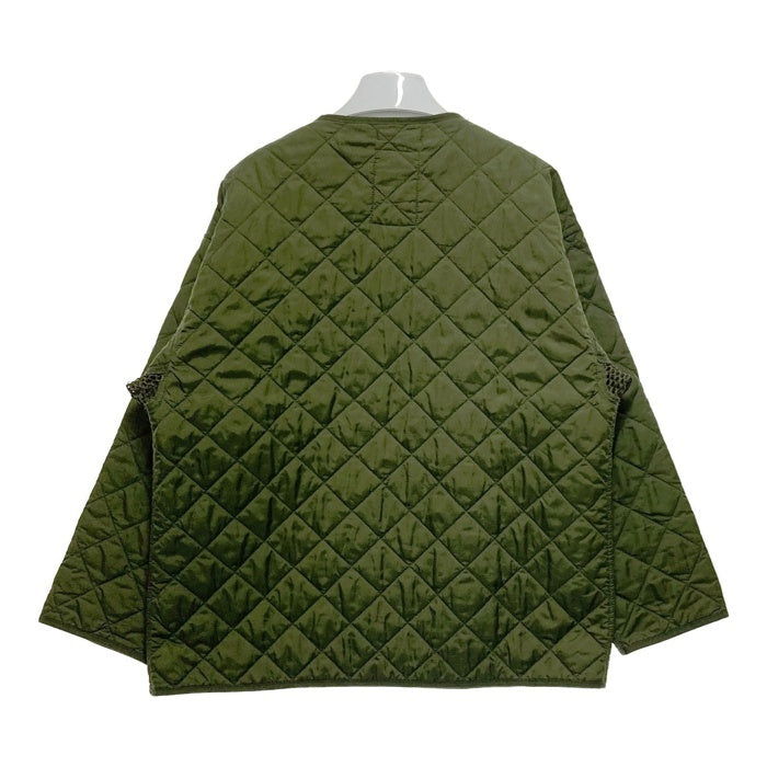 イギリス軍 ダブルボタン キルティング ライナージャケット オリーブ size170/112 瑞穂店