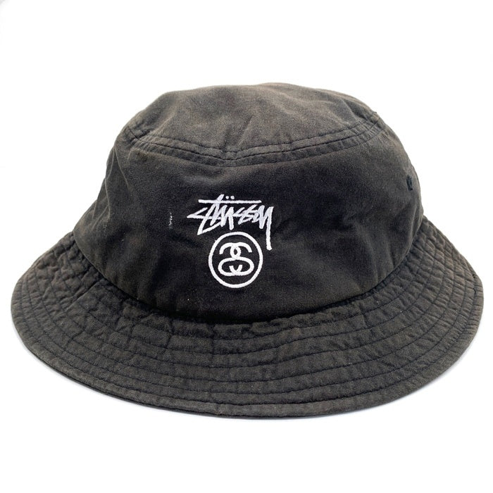 STUSSY ステューシー バケットハット ブラック Size L/XL 福生店