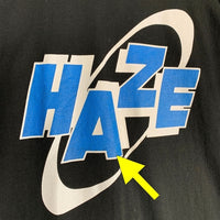 90's HAZE ヘイズ コットン 半袖 Tシャツ ブラック USA製 Size L 福生店