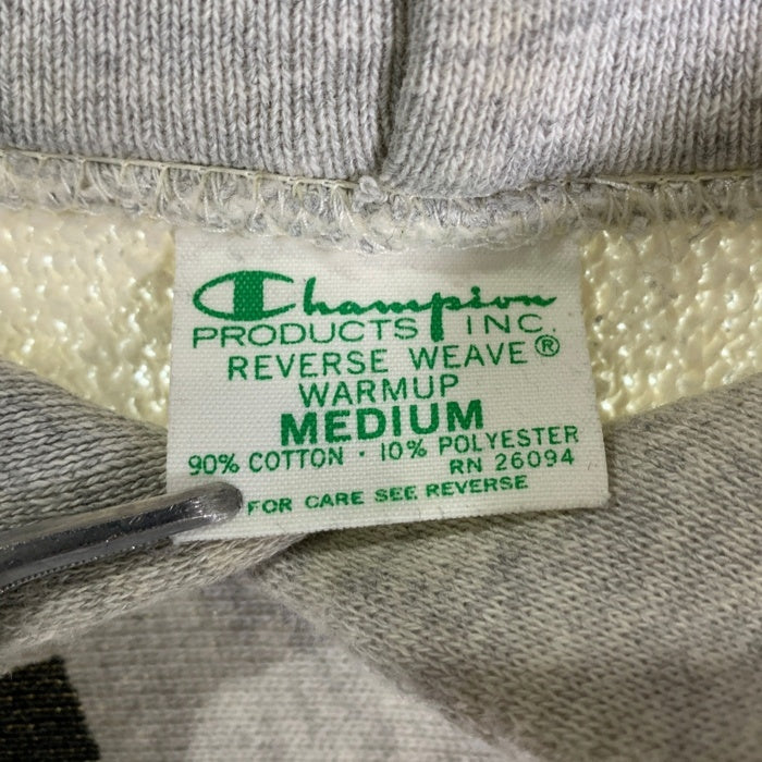 Champion チャンピオン REVERSE WEAVE リバースウィーブ プルオーバーパーカー フーディ 復刻 70s 単色緑タグ グレー Size M 福生店