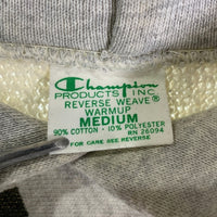 Champion チャンピオン REVERSE WEAVE リバースウィーブ プルオーバーパーカー フーディ 復刻 70s 単色緑タグ グレー Size M 福生店
