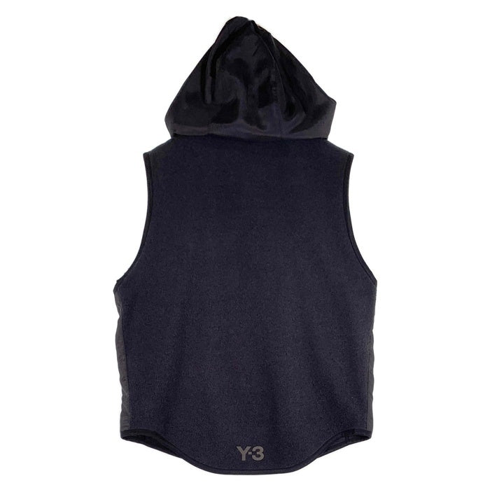 Y-3 ワイスリー M CH1 FLEECE VEST 切替 フリースベスト フード グレー GK4374 05/20 Size M 福生店