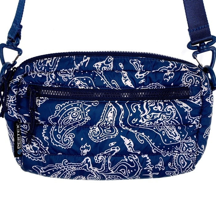 SUPREME シュプリーム 22AW Puffer Side Bag Blue Paisley パファーサイド バッグ ブルー ペイズリー 福生店