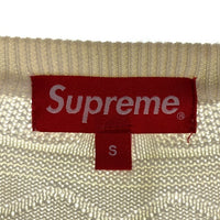 SUPREME シュプリーム Cotton Jacquard Sweater コットン ジャガード セーター ナチュラル Size S 福生店