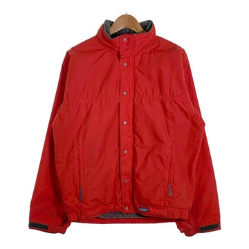80's patagonia パタゴニア ナイロンジャケット フリースライナー レッド USA製 28331 F8 Size M 福生店