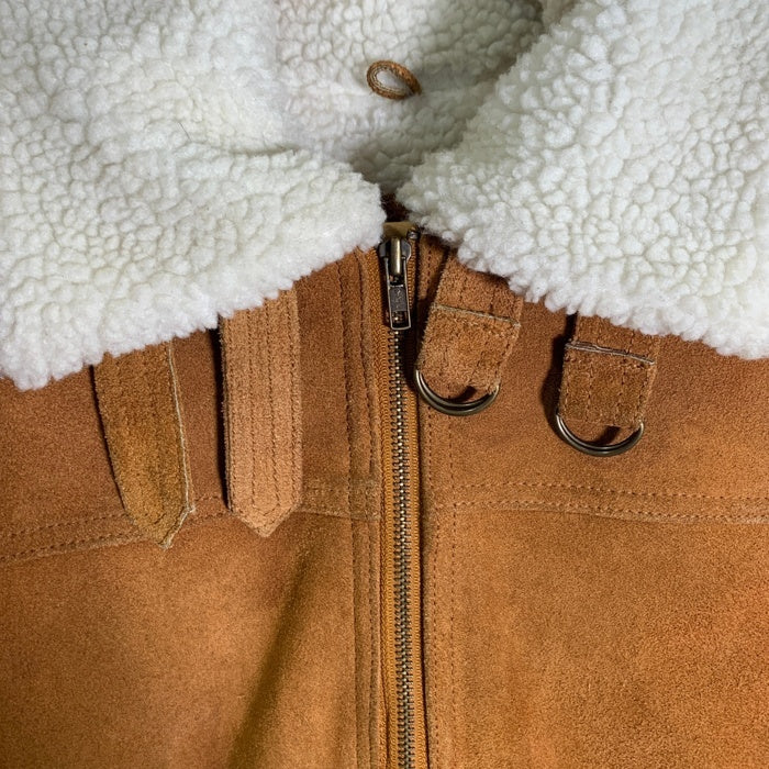 WESTERN by ON TIME スウェード B-3型 レザージャケット ブラウン 内ボア USA製 Size 42 福生店