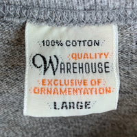 WAREHOUSE ウエアハウス Lot 4601 PIRATES 半袖 プリント Tシャツ ヘザーグレー Size L 福生店