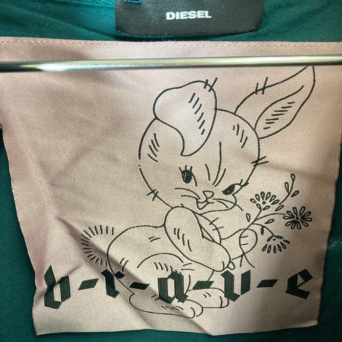 DIESEL ディーゼル ヴィンテージ加工 ロングパーカー グリーン sizeF 瑞穂店