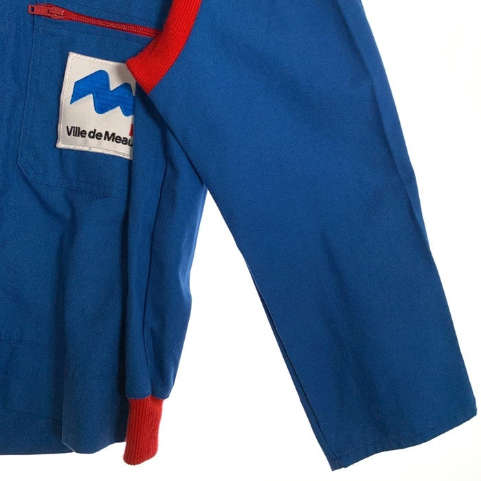 RENFORT＋ 企業物 コットン ジップアップ フレンチ ワーク ジャケット ブルー フランス製 Size 50 福生店