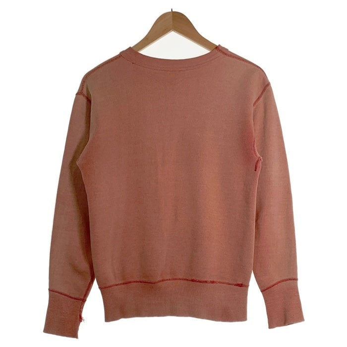 50's-60's ブランド不明 STEVENS CREEK SCHOOL プリント クルーネックスウェット ピンク Size S相当 福生店