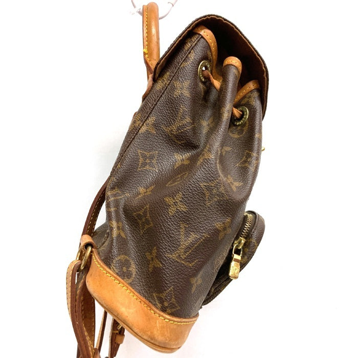 LOUIS VUITTON ルイヴィトン M51137 モンスリPM モノグラム バックパック リュックサック ブラウン 瑞穂店