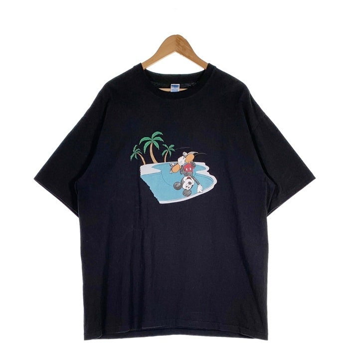 CHALLENGER チャレンジャー 25SS S/S MICKEY MOUSE HAND PLANT Tee ミッキーマウス プリントTシャツ ブラック Size XL 福生店