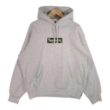 SUPREME シュプリーム 23AW Box Logo Hooded Sweatshirt ボックスロゴ プルオーバースウェットパーカー アッシュグレー 迷彩 Size M 福生店
