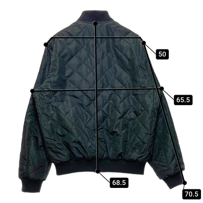 LOS ANGELS ロサンゼルス・レイカーズ リバーシブル スタジャン ブラック 袖レザー キルティング RN76599 Size L 瑞穂店