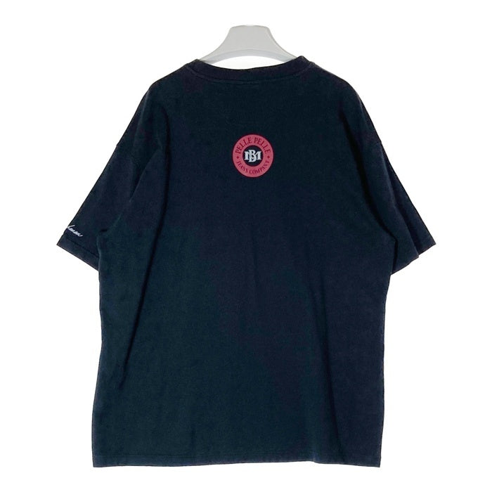 PELLE PELLE ペレペレ MARC BUCHANAN マークブキャナン ラバーロゴ Tシャツ ブラック sizeXL 瑞穂店