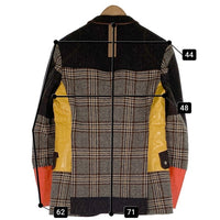JUNYA WATANABE COMME des GARCONS MAN ジュンヤワタナベ コムデギャルソンマン ツイード 2B 切替 テーラードジャケット マルチカラー WF-J004 AD2020 Size S 福生店