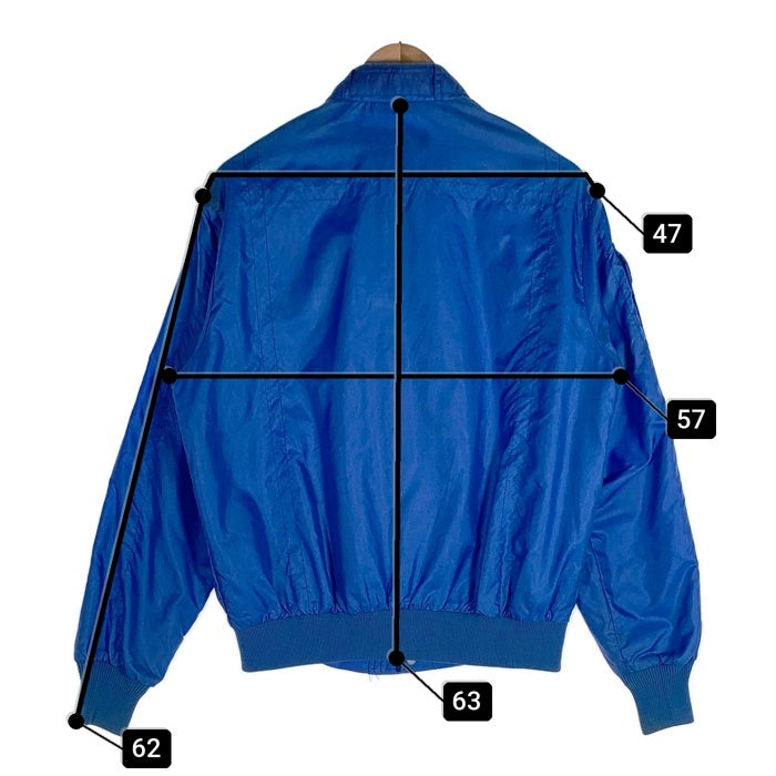 80's King Louie キングルイ PRO FIT FEL-PRO PERFORMANCE GASKETS ジップアップ ナイロン ジャケット ブルー Size S 福生店