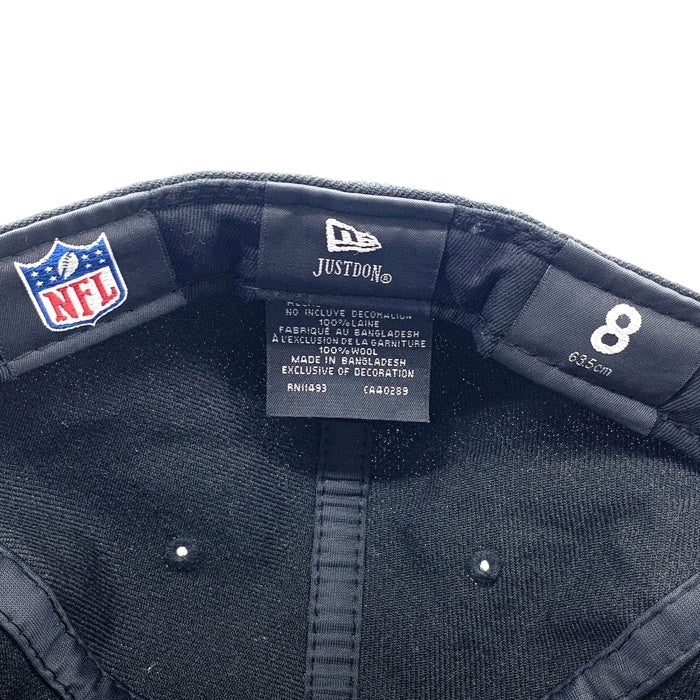 NEW ERA ニューエラ JUST DON ジャスト ドン 59FIFTY LAS VEGAS RAIDERS ラスベガス レイダース ベースボール キャップ ブラック Size 8 (63.5cm) 福生店