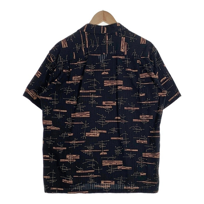 STAR OF HOLLYWOOD スターオブハリウッド ドビーコットン オープンカラーシャツ 半袖 ブラック SH39320 Size L 福生店